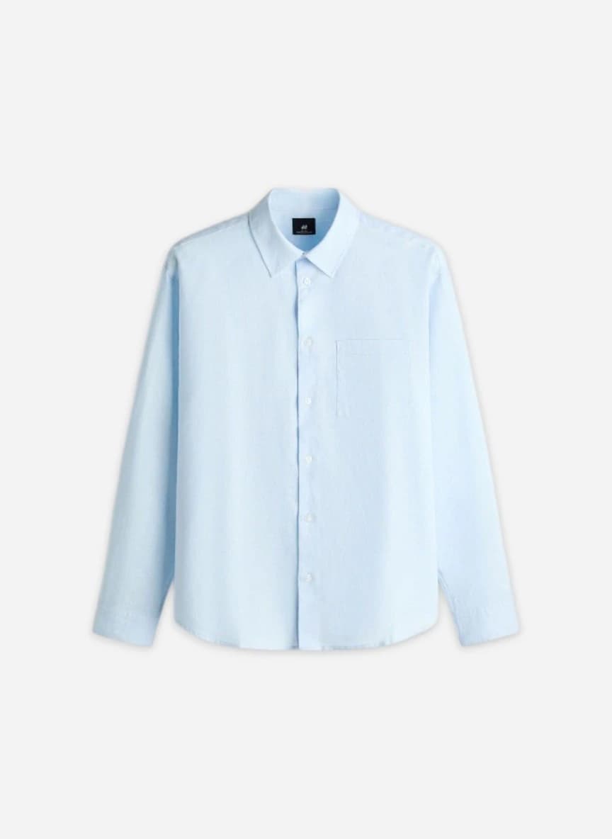 H&M Relaxed Fit Linen-blend shirt