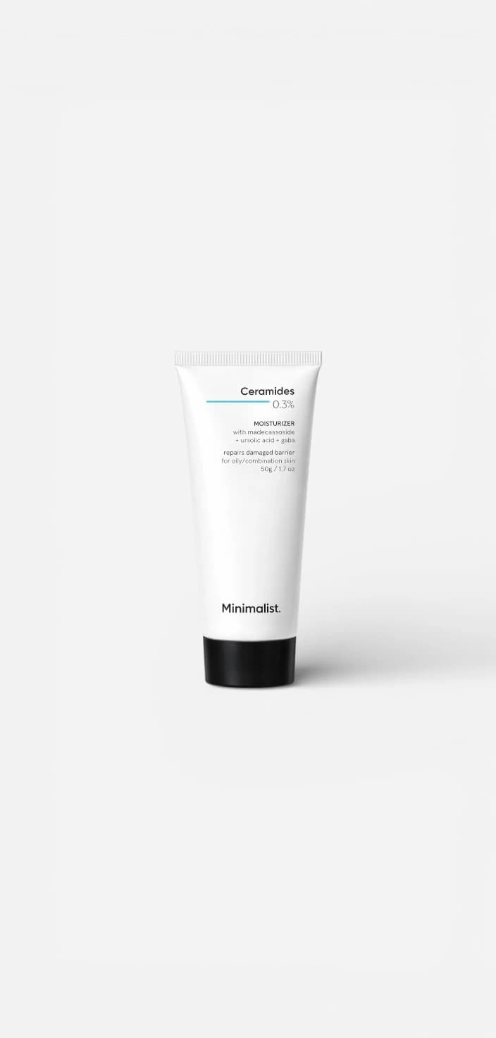 Minimalist Minimalist 0.3% Ceramide Barrier Repair Moisturizing Cream for Oily skin with Madecassoside (Oil-free) (50 g)