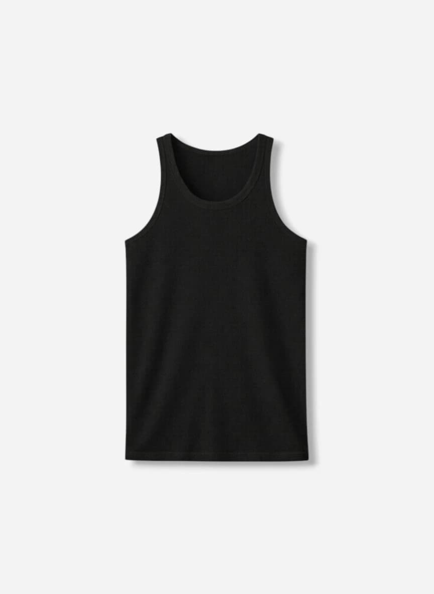 Damensch Statement Waffle Premium Waffle Texture Colours by High IQ Dyes Tank Tops