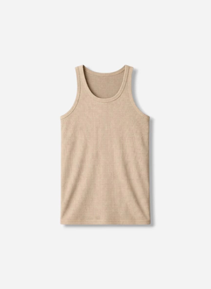 Damensch Statement Waffle Premium Waffle Texture Colours by High IQ Dyes Tank Tops