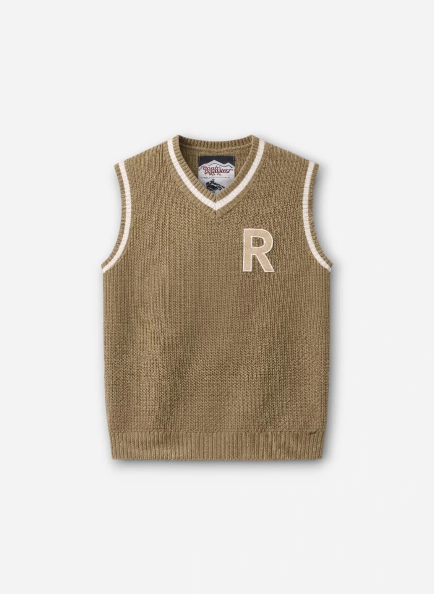 Roadster The Lifestyle Co. Knitted Varsity Sweater Vest