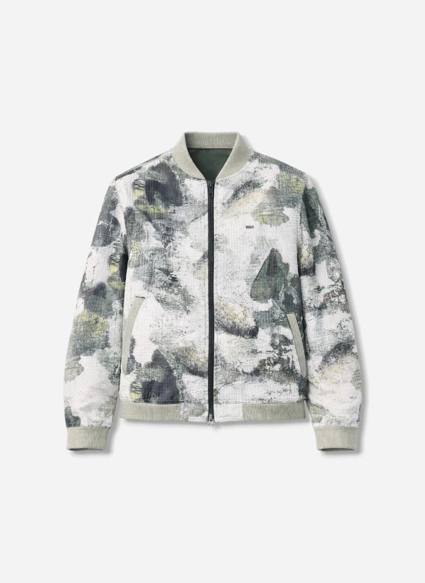 The Bear House Men Camouflage Lightweight Outdoor Bomber Jacket