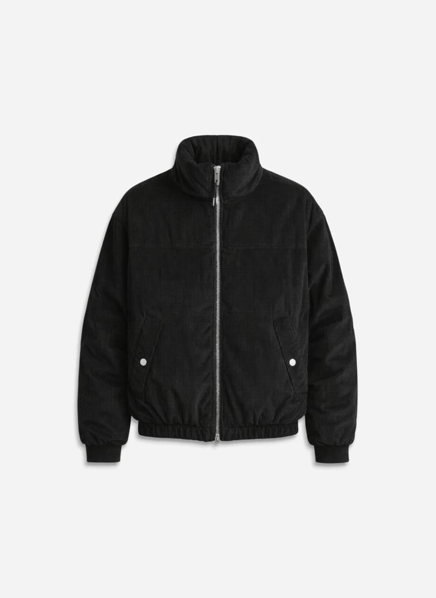 Bershka Corduroy Puffer Jacket