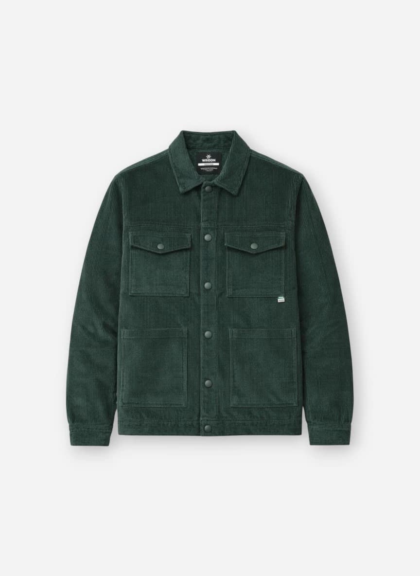 Wrogn Pure Cotton Curdoroy Tailored Shacket