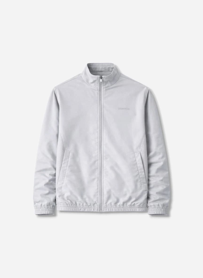 Decathlon Domyos Men Grey Quick Dry Front Open Zipped Jacket